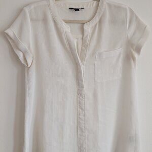 White short sleeve blouse